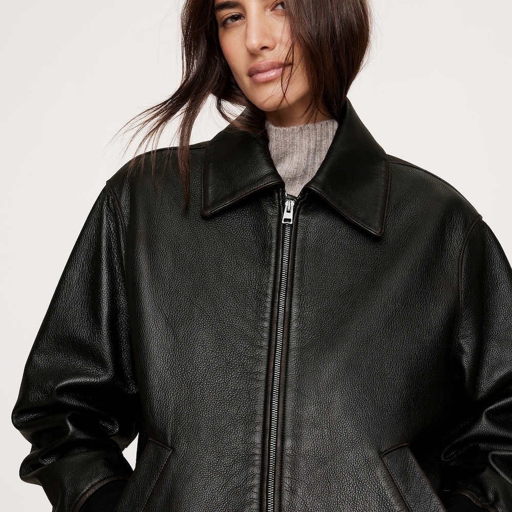 Classic Black Leather Jacket